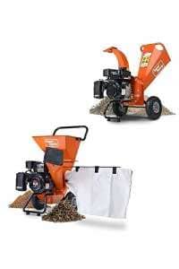 SuperHandy Wood Chipper 7HP 3 in 1 Multi-Function 3" Inch Max Capacity