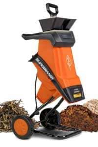 SuperHandy Wood Chipper Shredder Electric 1.5 inch Max Wood Capacity